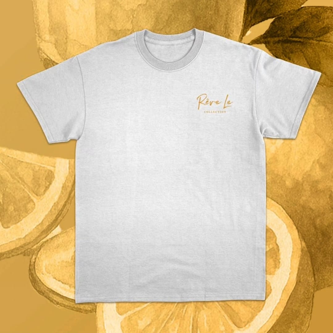 Réve Le Summer Orange Graphic Tee